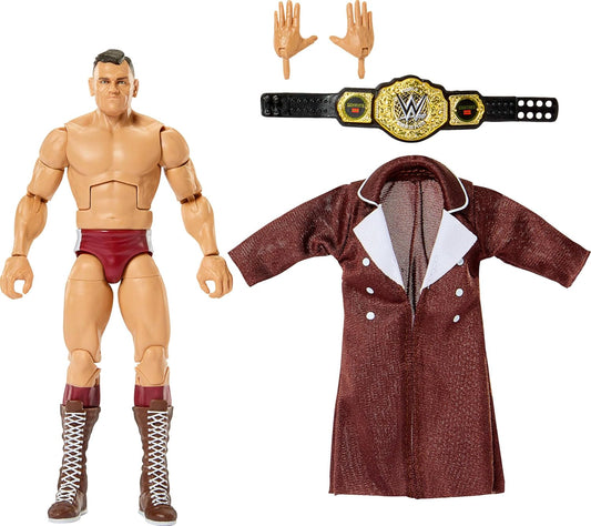 Mattel WWE Elite Action Figure & Accessories, Series #121, 6-inch Collectible Gunther with 25 Articulation Points & Swappable Hands