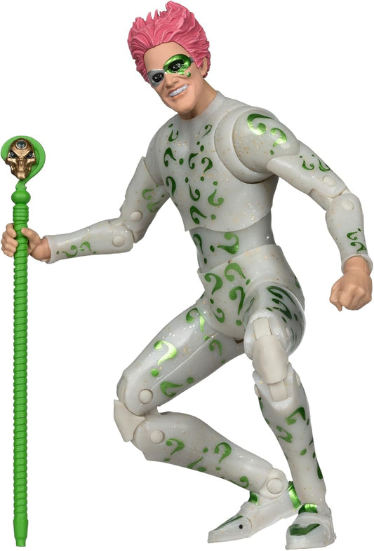 McFarlane DC Multiverse The Riddler Final Suit (Batman Forever) 7" Action Figure Toys (Red Platinum Edition)