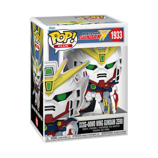 Funko Pop! Plus – XXXG-00W0 Wing Gundam Zero #1933 Vinyl Figure (New, Sealed)
